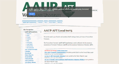 Desktop Screenshot of aaupaft.org